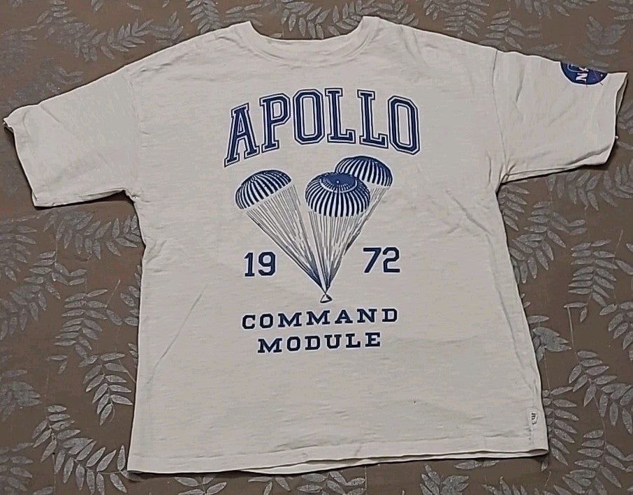 NASA "Apollo 17 Command Module 1972" Kids/Youth xL Unisex T-Shirt, by The Gap