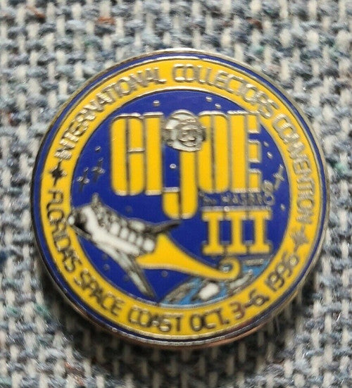 G.I. Joe III Convention 1996 Florida Space Coast Enamel Pin -new