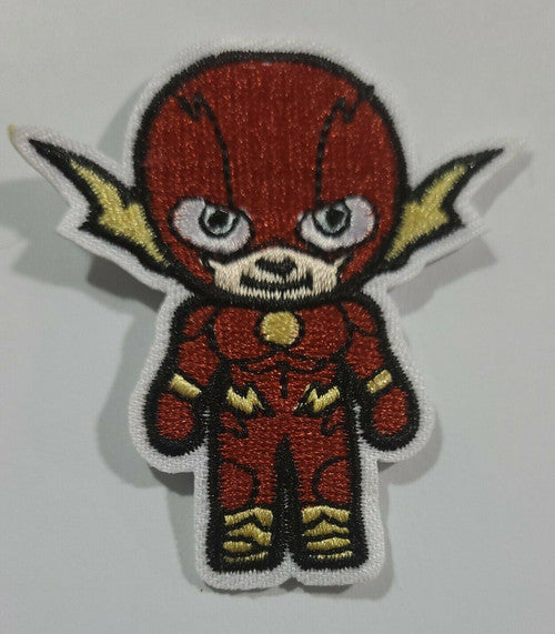 DC Comics, The Flash "Chibi" Embroidered Patch Set -new
