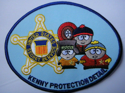 South Park "Kenny Protection Detail" Embroidered Jacket Patch - New