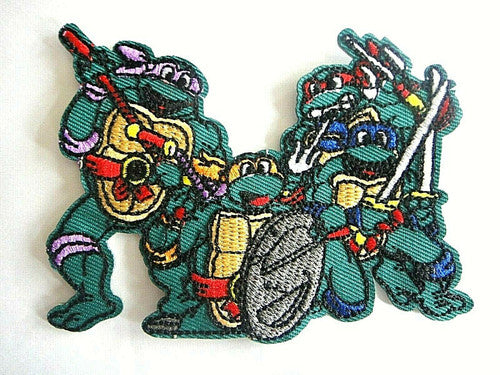 Teenage Mutant Ninja Turtles "4 to the Sewer" xL Embroidered Patch -NEW