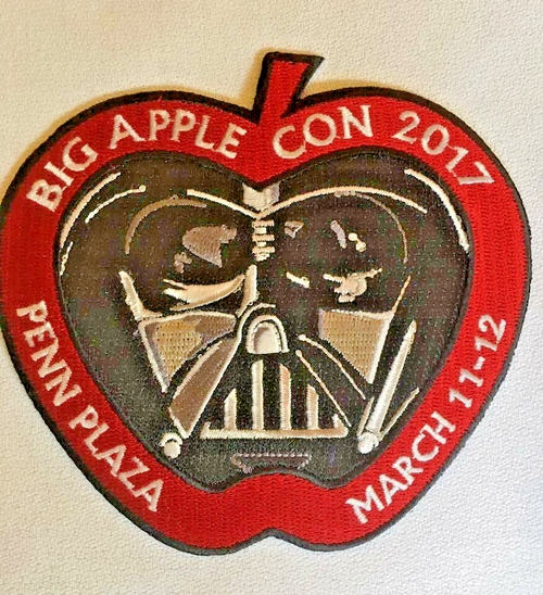 Star Wars Big Apple Con 2017 (Penn Plaza, NYC) Darth Vader Embroidered Patch
