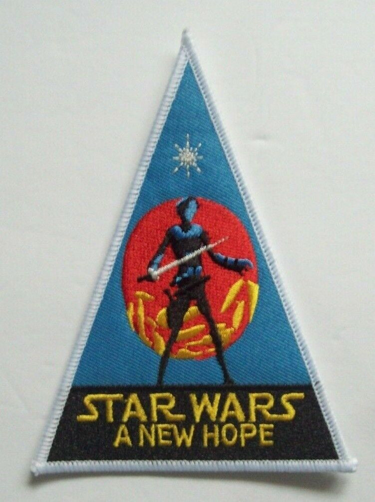 5" high, Star Wars A New Hope embroidered patch. Sew on or iron on. New.

Please note we will always combine shipping on like items.  Any additional patch or pin will ship for 50 cent per item.  Any additional payment will be reimbursed to your Paypal account.  Thank You.