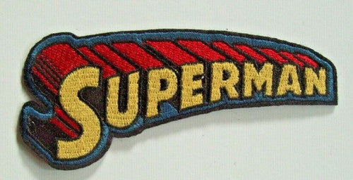 Superman DC Comics Logo Embroidered Patch -new