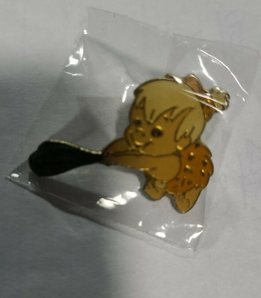 1 inch wide, a new The Flintstones TV series "Bam Bam Rubble"  Enamel Metal Pin with clutch back.

Please note we will always combine shipping on like items.  Any additional patch or pin will ship for 50 cent per item.  Any additional payment will be reimbursed to your Paypal account.  Thank You.