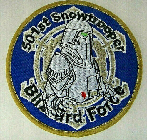 Star Wars 501st Snowtrooper "Blizzard Force" Embroidered Patch