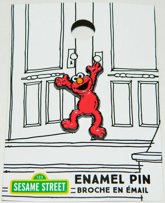 1 inch tall,  Sesame Street, "Elmo, Holding his Hands Up" Enamel Pin with clutch back, new   

Please note we will always combine shipping on like items.  Any additional patch or pin will ship for 50 cent per item.  Any additional payment will be reimbursed to your Paypal account.  Thank You.