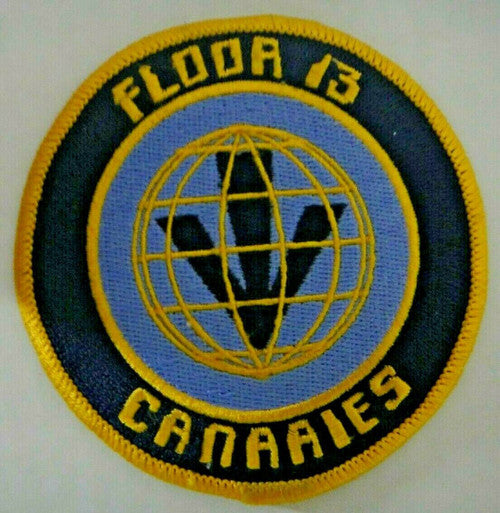 Red Dwarf "Floor" Logo 13 Canaries" Embroidered Patch -new
