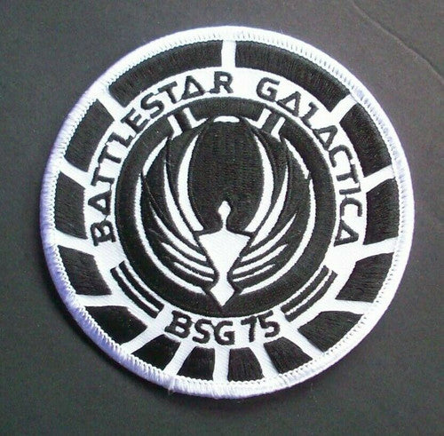 Battlestar Galactica BSG 75 Marines B & W Uniform Shoulder Patch -new