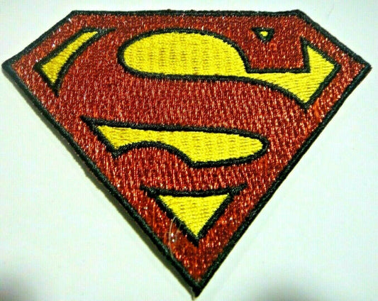 3.25 inches wide, a new Superman "S" Chest Logo (Shiny Thread) embroidered patch. Sew on or iron on. New.


Please note we will always combine shipping on like items.  Any additional patch or pin will ship for 50 cent per item.  Any additional payment will be reimbursed to your Paypal account.  Thank You.