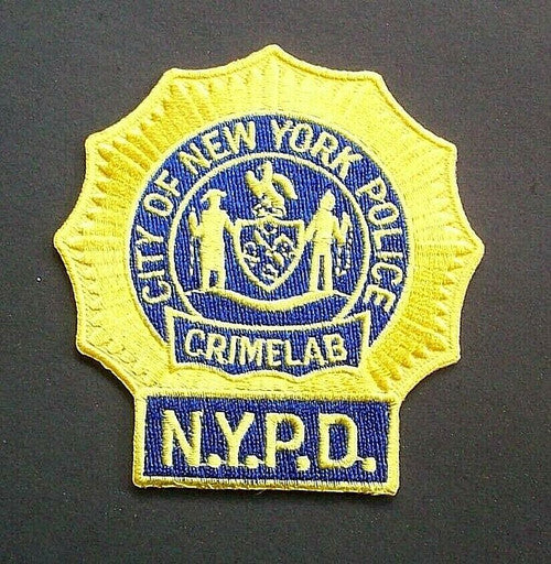 CSI:NY, N.Y.P.D. Crime Lab Embroidered Patch -new