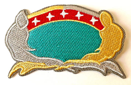2 3/4" x 3 1/4", Babylon 5 "Ranger Logo" Uniform embroidered patch. Sew or iron on. New.ds

Please note we will always combine shipping on like items.  Any additional patch or pin will ship for 50 cent per item.  Any additional payment will be reimbursed to your Paypal account.  Thank You.