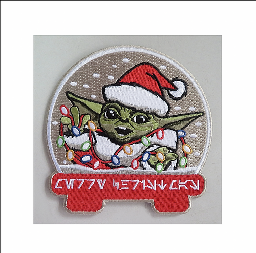 Star Wars "Baby Yoda - Christmas" Embroidered Patch
