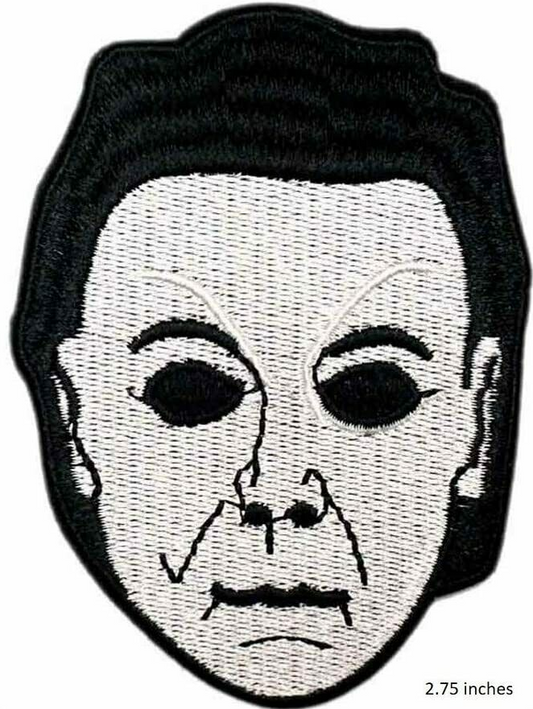4 inches tall, a new Halloween Horror Film "Michael Myers" Die-Cut Face Embroidered Patch. Sew on or iron. New.

Please note we will always combine shipping on like items.  Any additional patch or pin will ship for 50 cent per item.  Any additional payment will be reimbursed to your Paypal account.  Thank You.