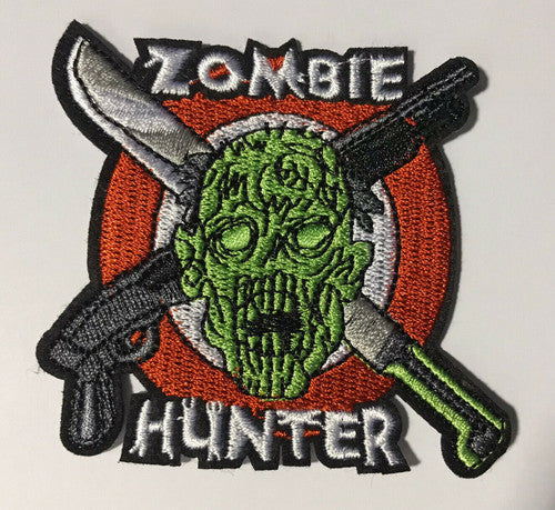 Walking Dead "Zombie Hunter" Embroidered Patch -new