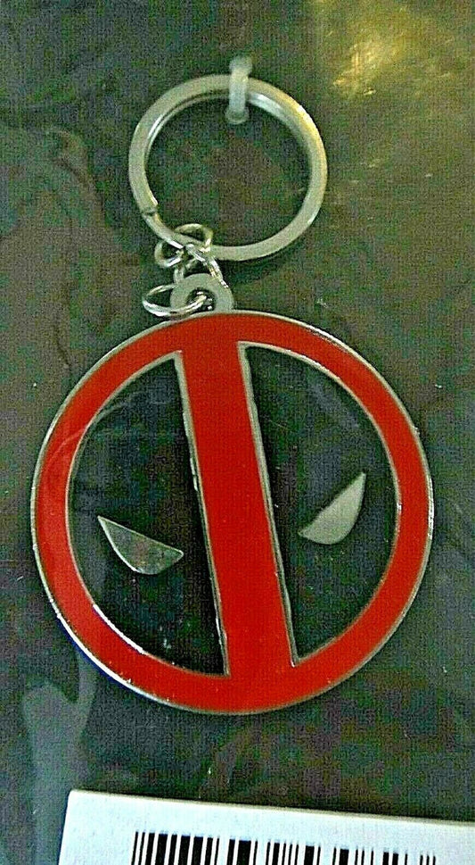 New Deadpool Evil Logo Enamel metal key chain. Measures 1.75 inches in diameter.

Please note we will always combine shipping on like items.  Any additional patch or pin will ship for 50 cent per item.  Any additional payment will be reimbursed to your Paypal account.  Thank You.