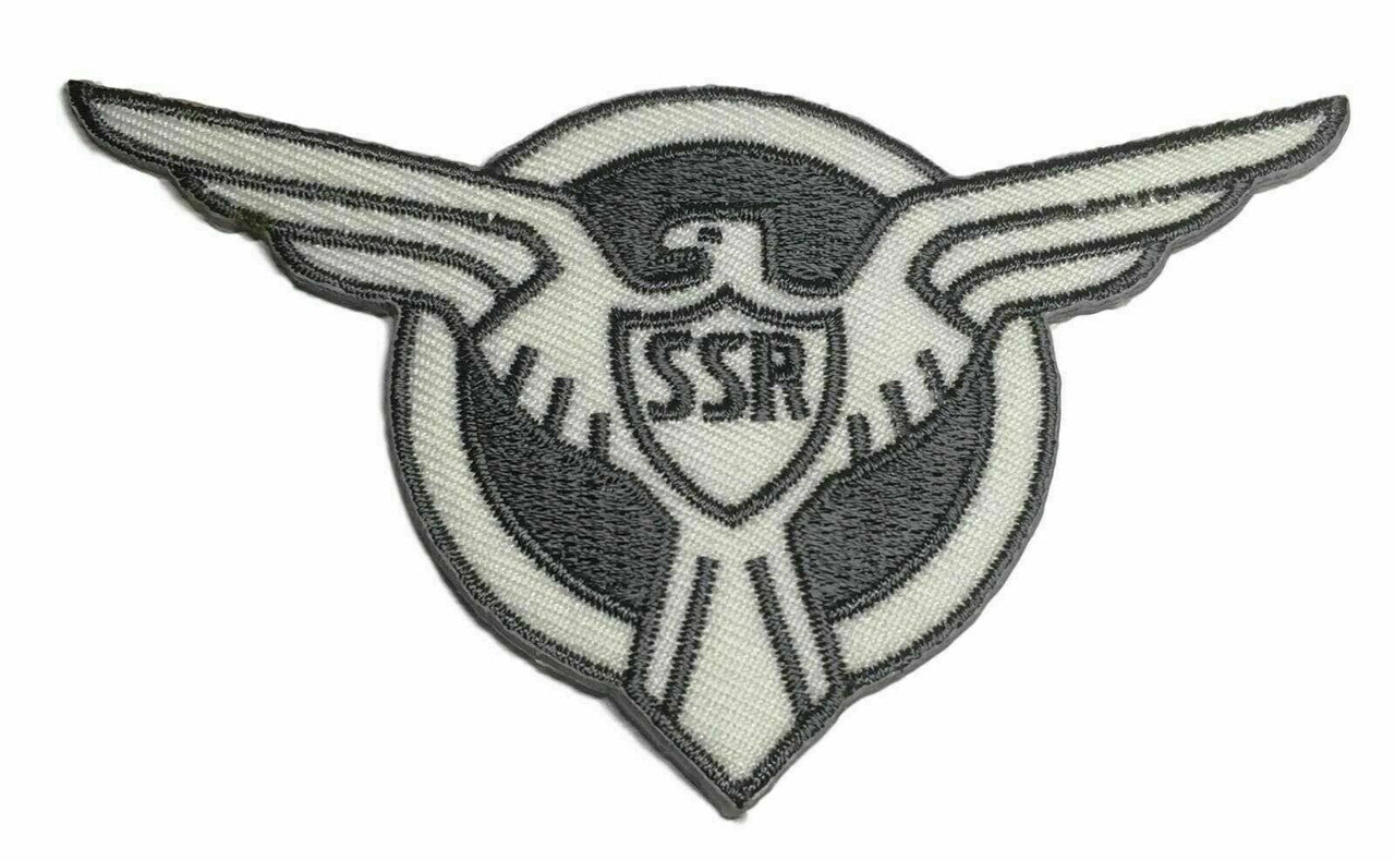4 inches wide, Captain America, Agent Carter SSR Wings Logo embroidered patch. Sew on or iron. New.

Please note we will always combine shipping on like items.  Any additional patch or pin will ship for 50 cent per item.  Any additional payment will be reimbursed to your Paypal account.  Thank You.