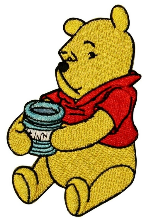 Winnie the Pooh "Honey Pot" Embroidered Patch. new