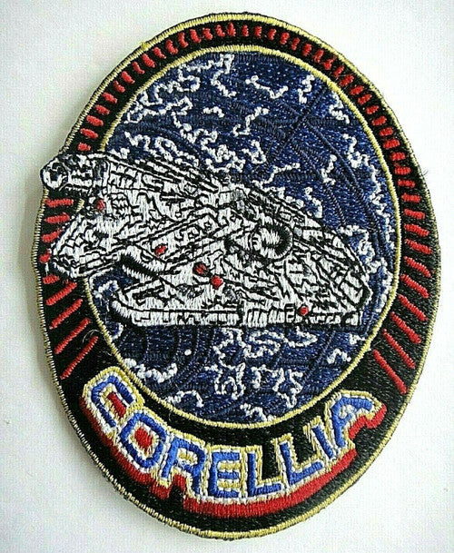 Star Wars Corellia "Millennium Falcon" Embroidered Patch -new