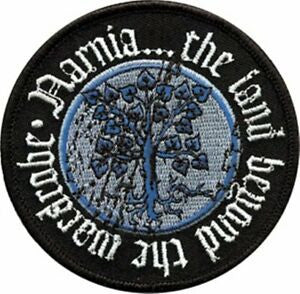 3.5 inches wide,  a new  Walt Disney’s The Chronicles of Narnia Movie Tree Logo Shoulder Embroidered Patch

Please note we will always combine shipping on like items.  Any additional patch or pin will ship for 50 cent per item.  Any additional payment will be reimbursed to your Paypal account.  Thank You.