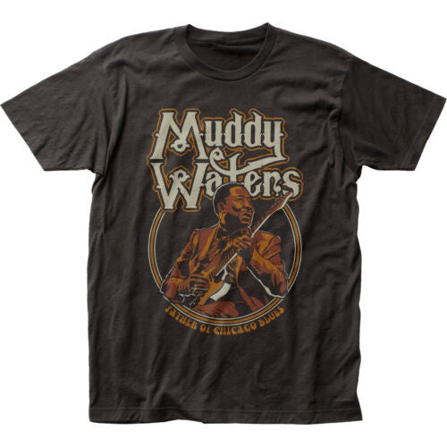 Muddy Waters, Father of Chicago Blues Mens Unisex T-Shirt, Available in Sm to 2x
100% cotton high quality pre shrunk machine washable t-shirt