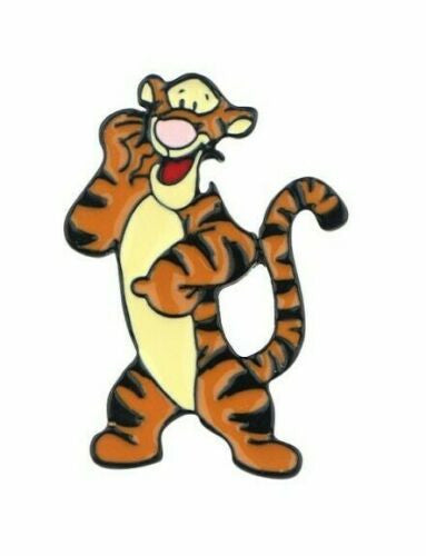 1 inches tall, a new Winnie the Pooh, "Tigger" enamel pin with a single post backing. New.

Please note we will always combine shipping on like items.  Any additional patch or pin will ship for 50 cent per item.  Any additional payment will be reimbursed to your Paypal account.  Thank You.