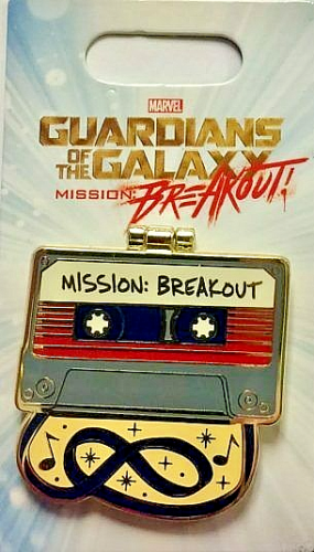 Guardians of The Galaxy Mission: Breakout "Let's Boogie" Cloisonné Disney Pin