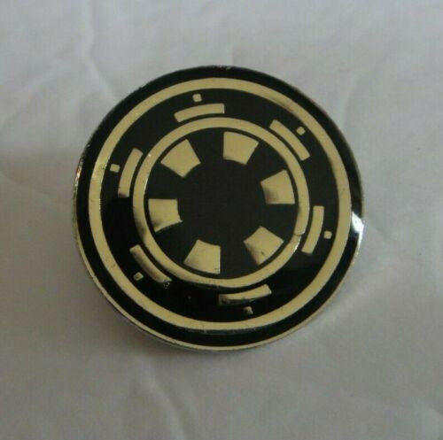 1.25 inch wide, a new Star Wars Imperial Logo enamel pin with clutch back. New.

Please note we will always combine shipping on like items.  Any additional patch or pin will ship for 50 cent per item.  Any additional payment will be reimbursed to your Paypal account.  Thank You.