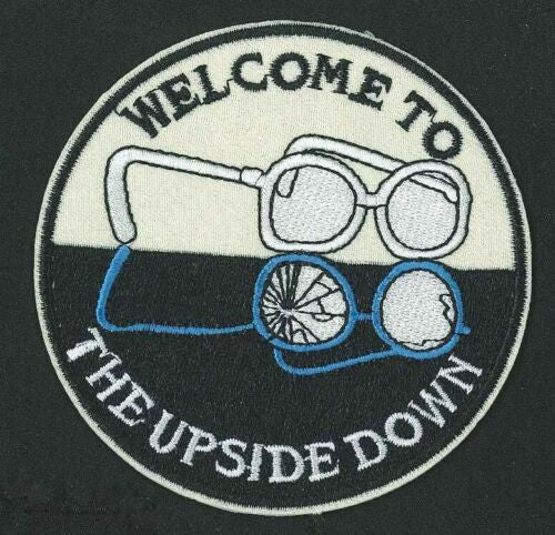 3" inches in diameter, a new Stranger Things Welcome to The Upside Down (Netflix)  Logo embroidered patch. Sew on or iron on.

Please note we will always combine shipping on like items.  Any additional patch or pin will ship for 50 cent per item.  Any additional payment will be reimbursed to your Paypal account.  Thank You.