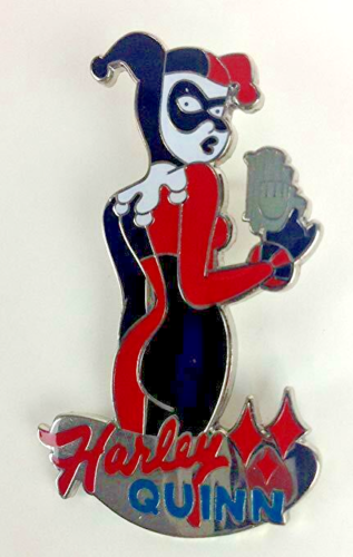 HARLEY QUINN (Batman TV Animated Series) Enamel Metal Pin -new