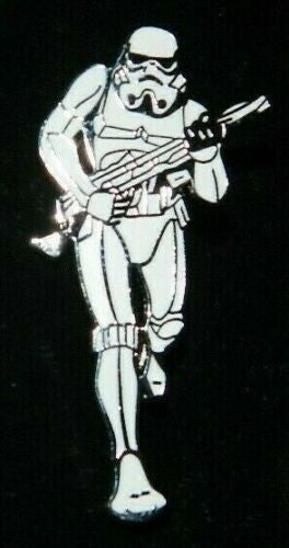 Star Wars Imperial Stormtrooper Running Enamel Pin (Hollywood Pin 1994)- New