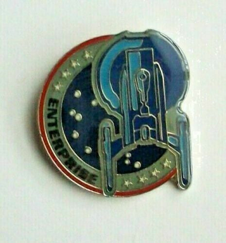 Star Trek U.S.S. Enterprise TV Show Logo Enamel Pin - New