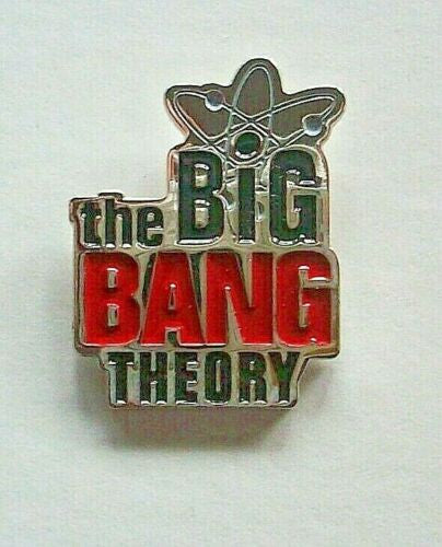1 1/4 inches high, The Big Bang Theory logo enamel pin with clutch back. New.

Please note we will always combine shipping on like items.  Any additional patch or pin will ship for 50 cent per item.  Any additional payment will be reimbursed to your Paypal account.  Thank You.
