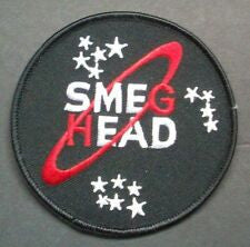 Red Dwarf Smeg Head Embroidered Patch - iron on or sew on