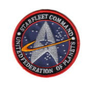 Star Trek The Original Series Starfleet Command Logo Embroidered Patch Blue Version
This 4″ diameter mint embroidered patch produced by Lincoln Enterprises, pictures the logo of Starfleet Command, of the United Federation of Planets, as seen on the classic Star Trek original series. This is the blue version.