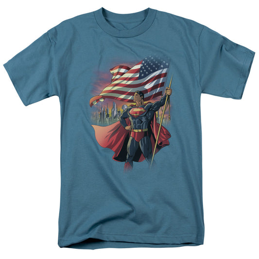 Superman American Hero
100% Cotton High Quality Pre Shrunk Machine Washable T Shirt