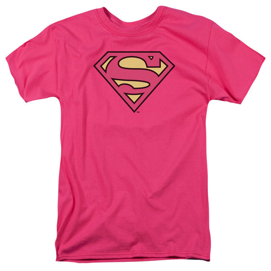 Superman Classic logo (pink)
100% Cotton High Quality Pre Shrunk Machine Washable T Shirt