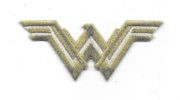 DC comics wonder woman movie new wonder woman chest logo foil embroidered patch
This mint, 3.5″ wide embroidered foil patch features the new WW logo of Wonder Woman as seen in the hit Wonder Woman movie as well as Batman V Superman and the Justice League movies. This is a mint, unused patch with embroidered gold foil . It has a glue backing for easy application to a cloth surface.